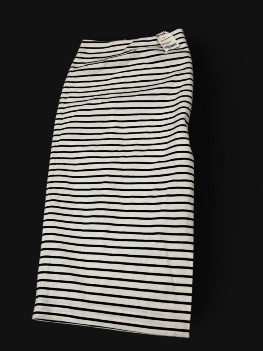 Nicholas Striped Black & White Pencil Skirt - Women's NWT
